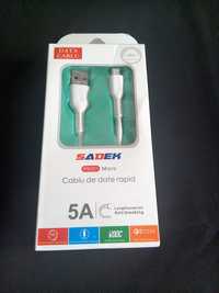 Cablu RAPID pentru încărcare și transfer de date - Sadek PS001 5A
