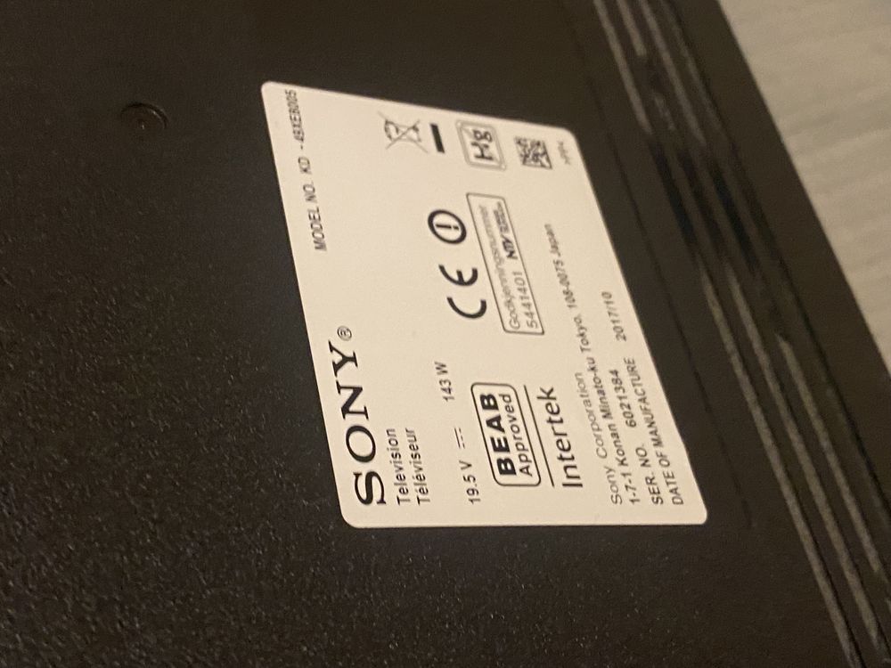 Televizor Sony KD 49XE8005 123 cm