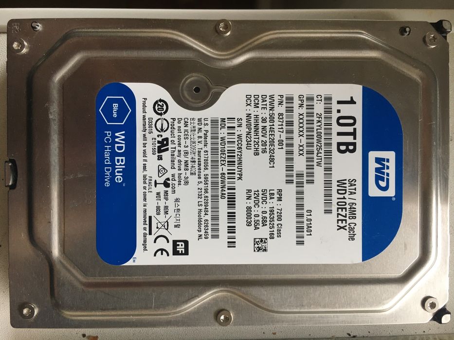 HDD PC hard disk 1TB