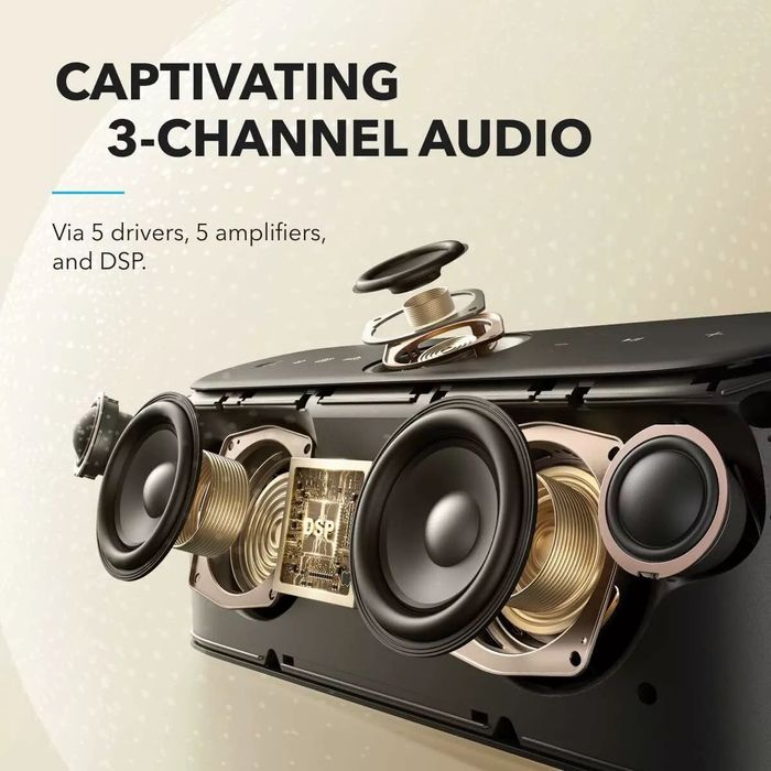 Boxa portabila Anker SoundCore Motion X600, 50W, Wireless Hi-Res