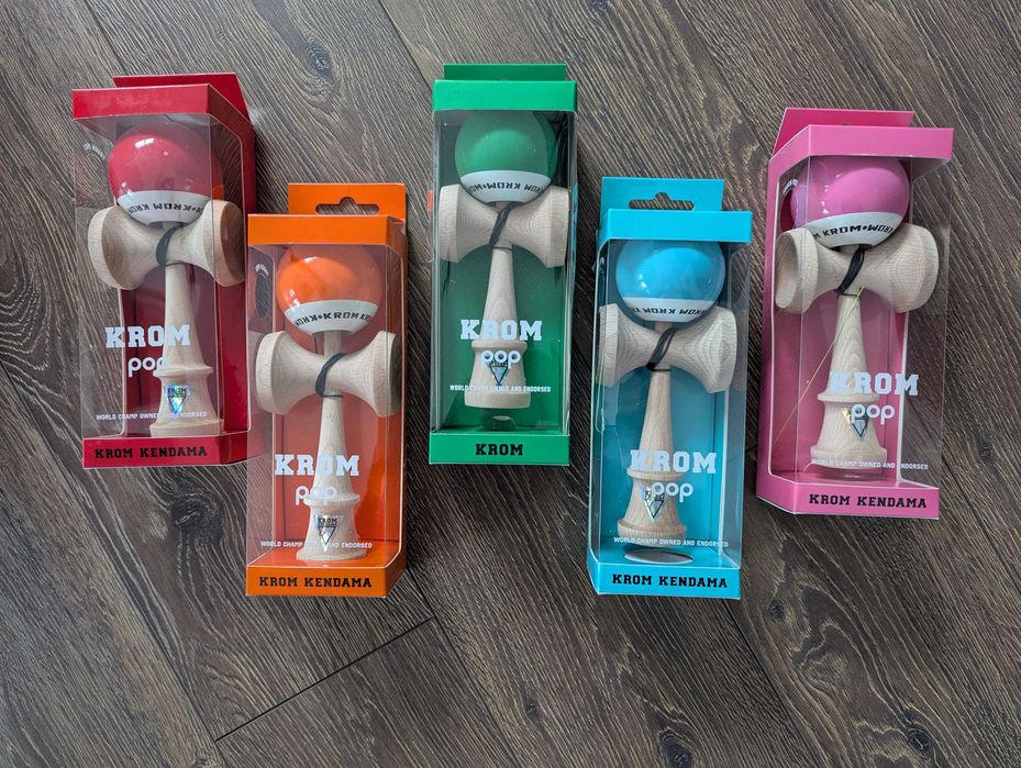 Kendama Krom Pop (diverse culori)