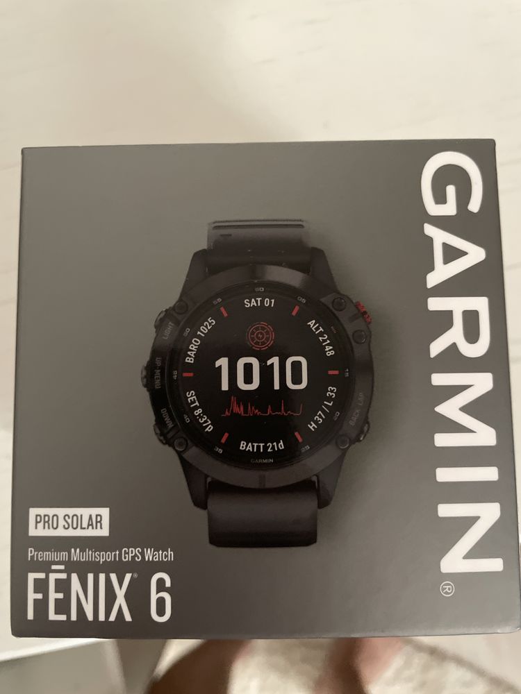 Часы Garmin Fenix 6 PRO SOLAR