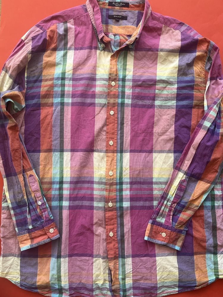 GANT : Hadbloom Madras - риза размер 2/3ХЛ - Оригинал