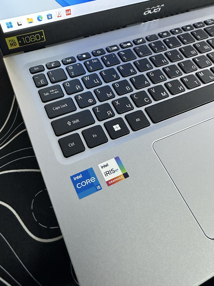 Acer Core i5-1135G7 ОЗУ-8ГБ ССД-512ГБ как новый цикл 18 без единой цар