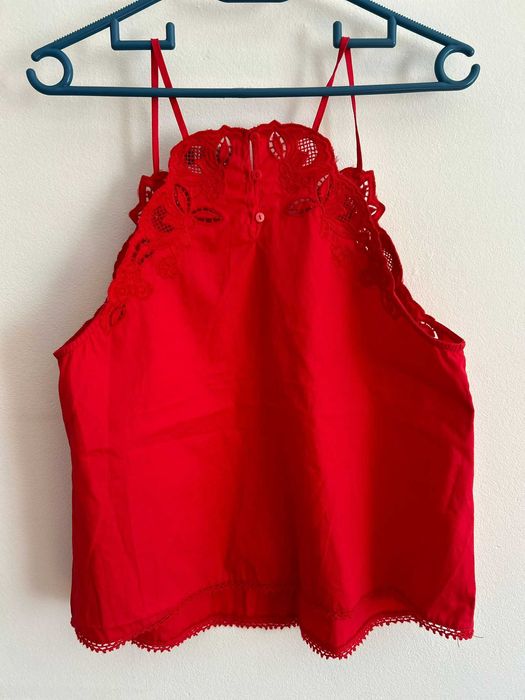 Top rosu vara NEW LOOK