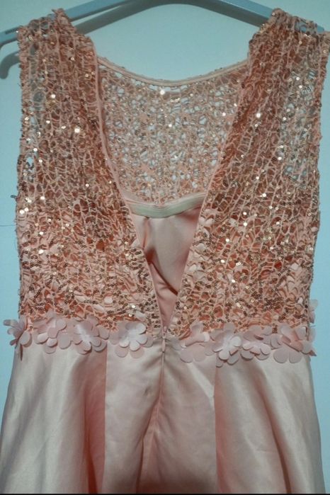 Rochie ocazie cu fermoar la spate si captuseala int.marime XL perfecta