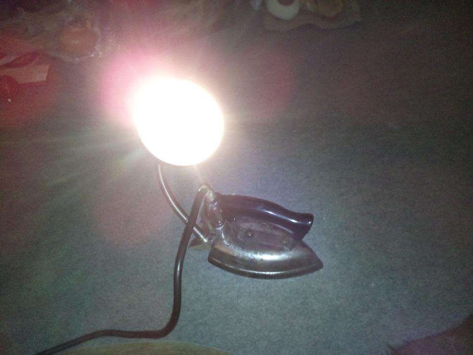 veioza fier calcat vechi