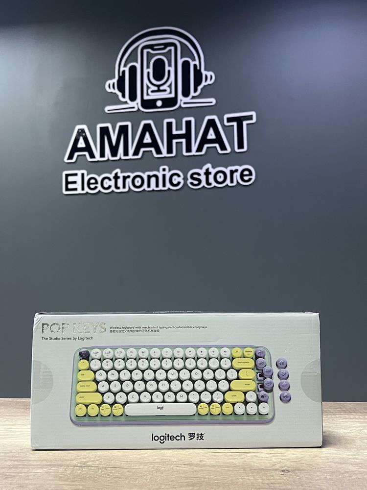 Клавиатура Logitech POP Keys зеленый