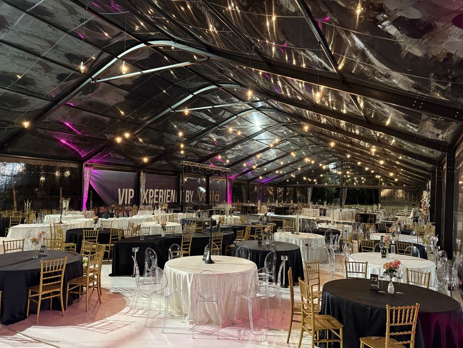Inchiriez cort nunti mobil varianta PREMIUM  full negru acoperis curb