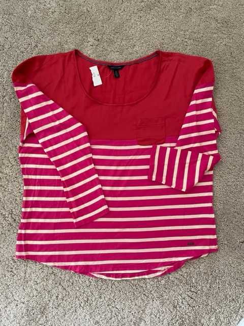 Tommy Hilfiger | Bluza satin si bumbac