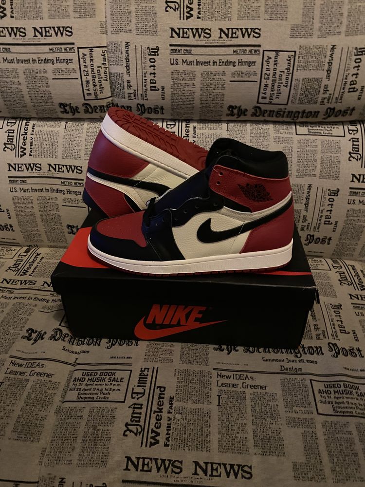 Nike Air Jordan 1 High Bred Toe 43