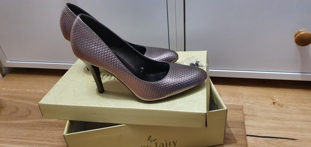 Pantofi Jenny Fairy CCC argintii marimea 37