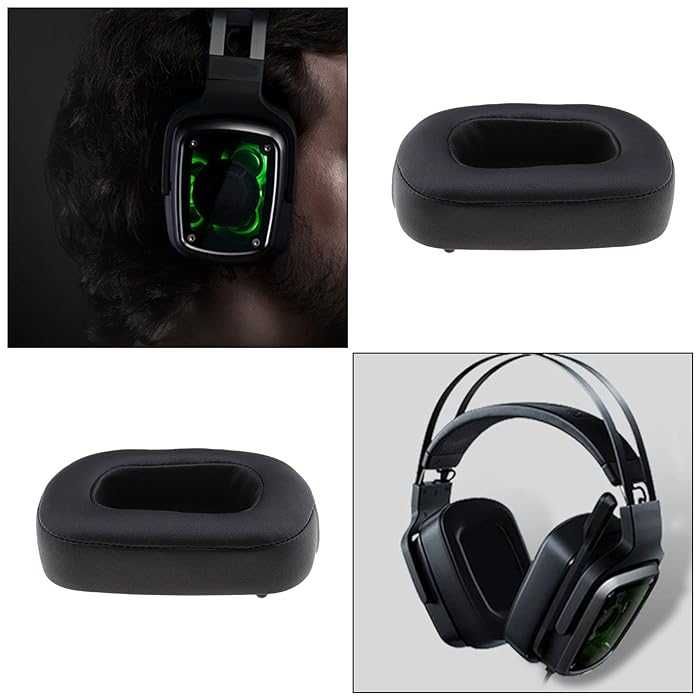 Set 2 bureti pentru casti Razer Tiamat 7.1 V2 - Spuma cu memorie