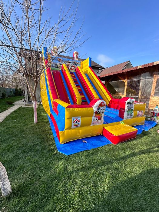 Tobogane topogane gonflabile de inchiriat