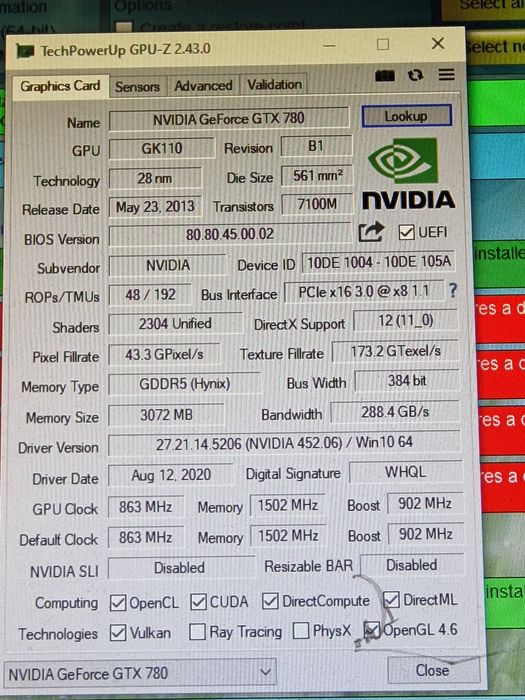 Gtx 780 Fe 3gb functionala fara racire