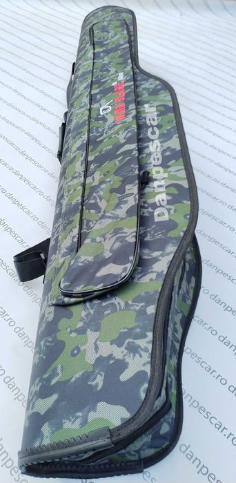 Geanta HUSA WB rigida pentru 3 lansete cu mulinete lungime 140cm