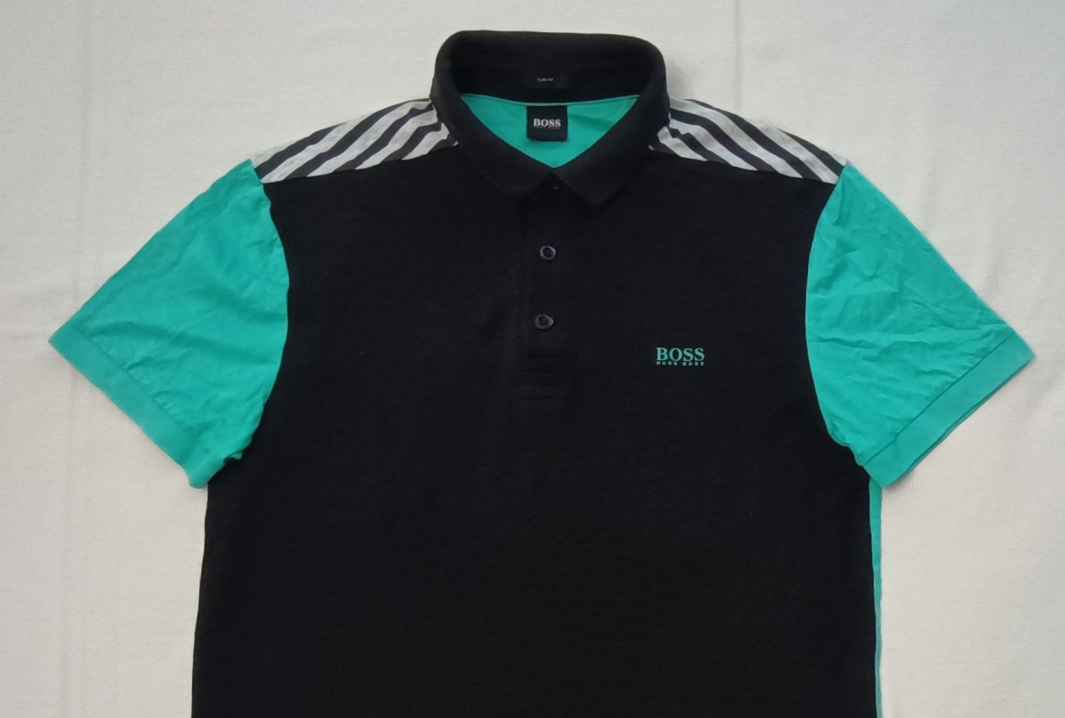Hugo Boss Polo Shirt оригинална тениска M Бос памучна фланелка
