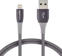 Найлонов Плетен USB A кабел с Lightning Конектор Apple Iphone 2бр 1.8m