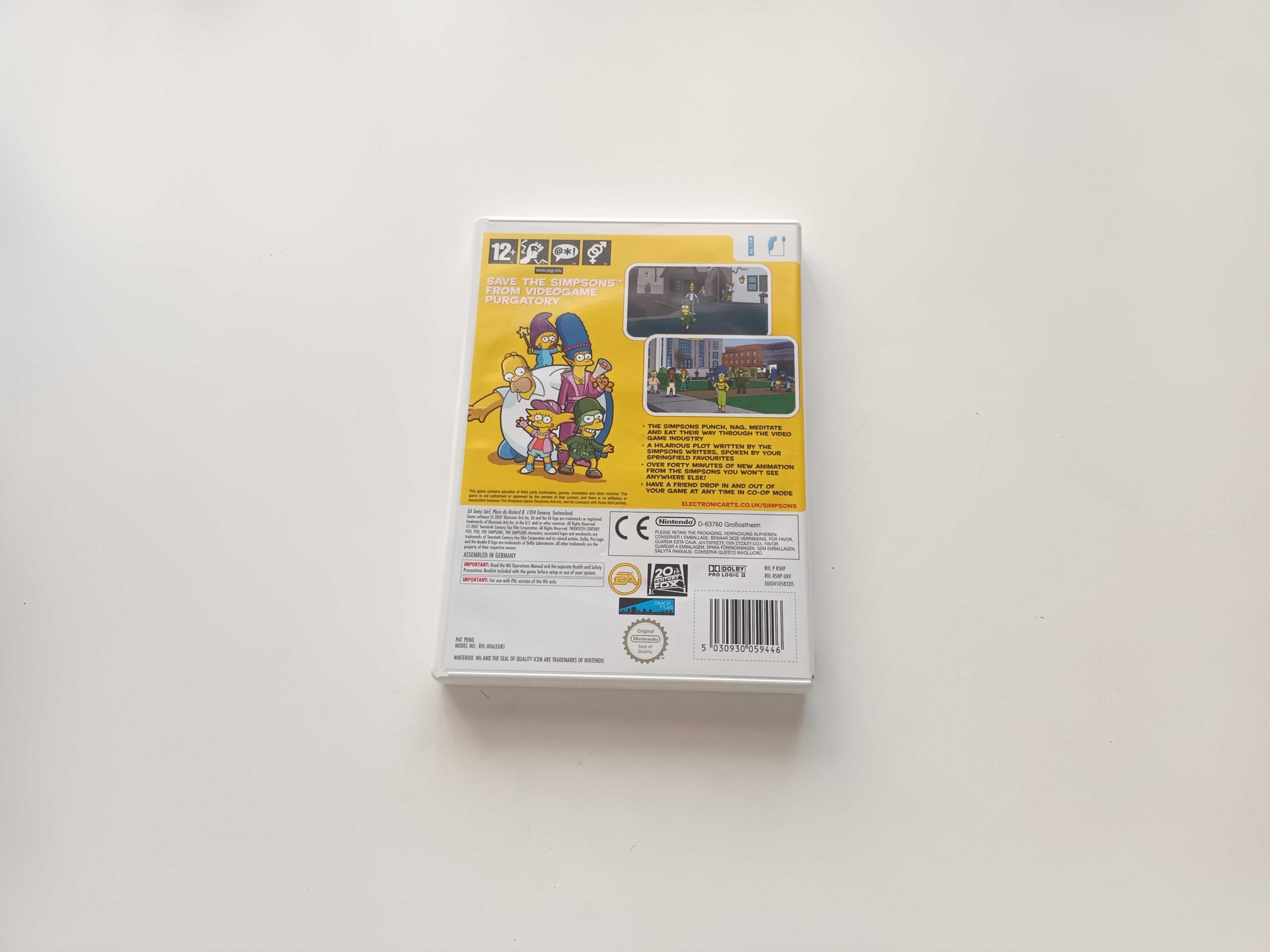 The Simpsons Game Nintendo Wii