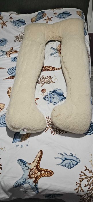 Възглавница за бременни с вълна Medico - Organic Wool, U-образна форма