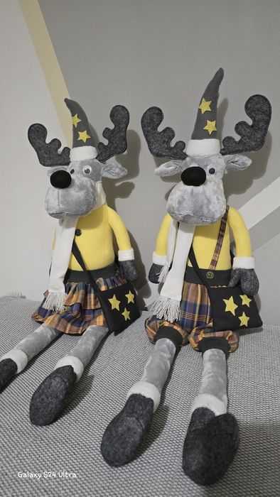 Коледни елени -изцяло ръчна изработка!