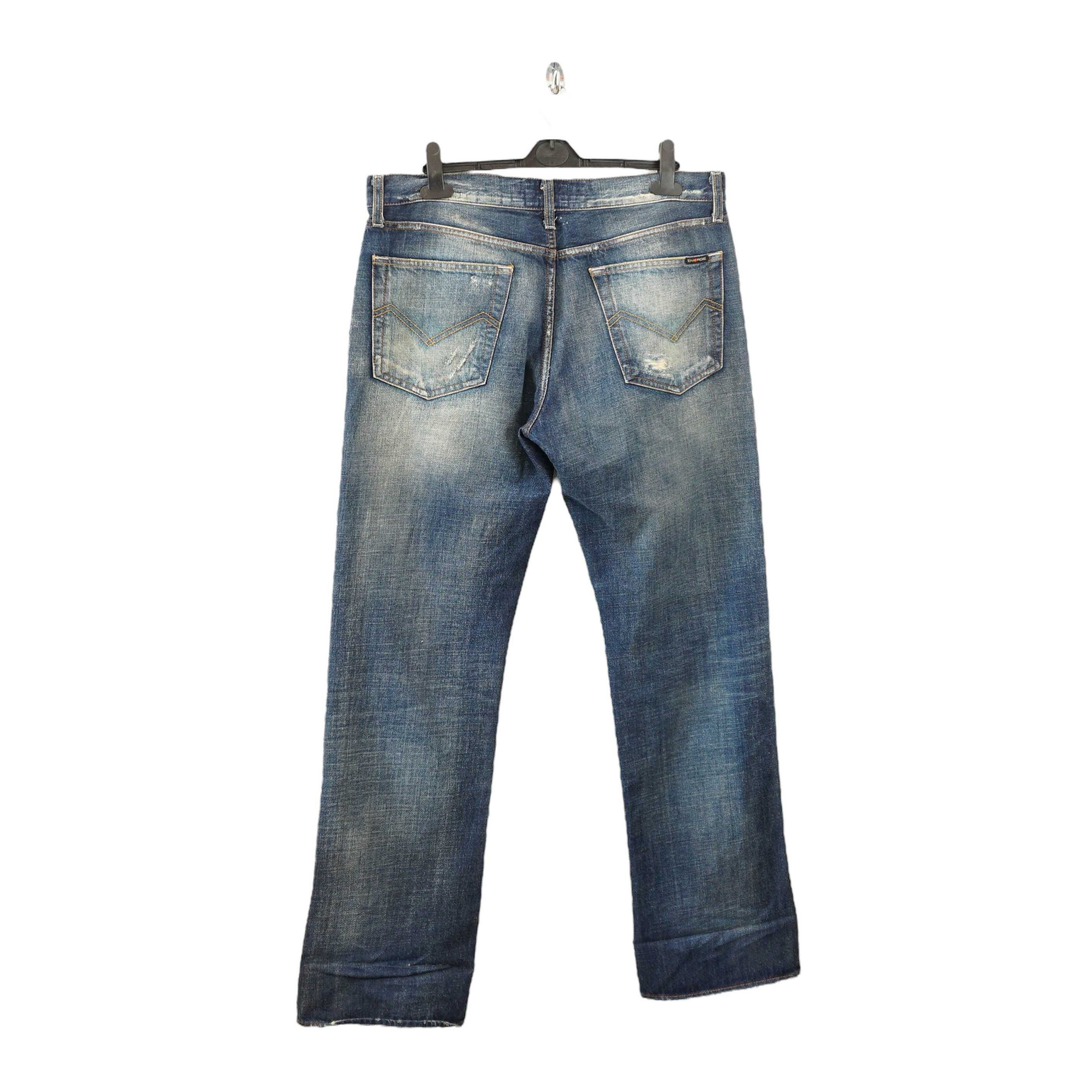 ENERGIE Distressed Washed Y2K Jeans - винтидж дънки - 36