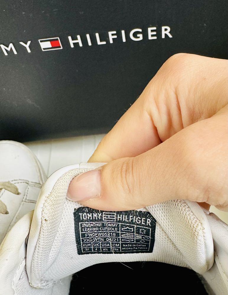 Дамски кожени кецове Tommy Hilfiger