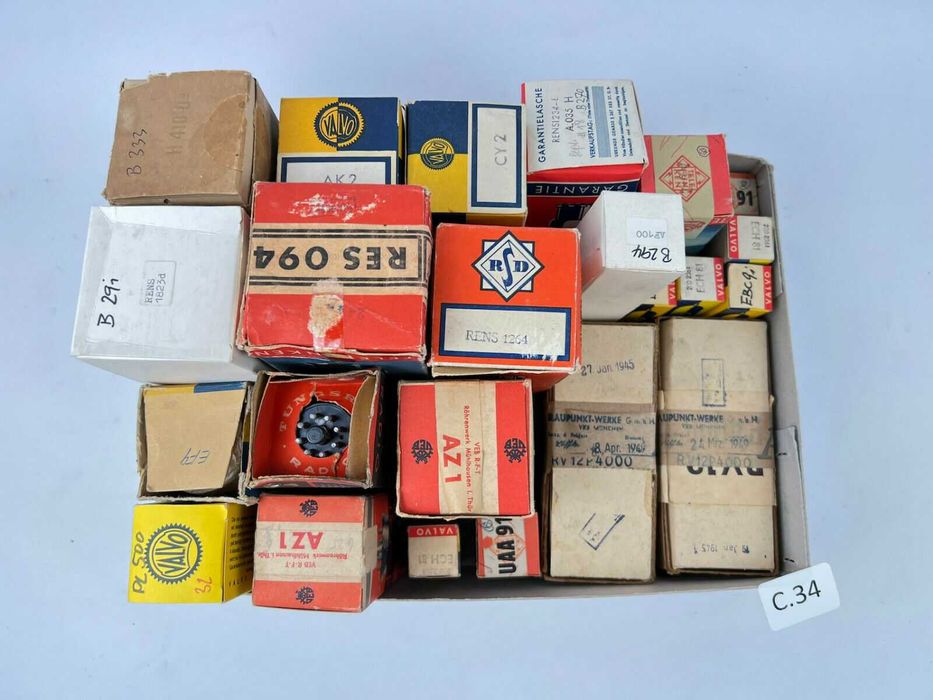 Tuburi electronice lampi audio si radio, noi EL84, ECC83, ECL86, EABC8