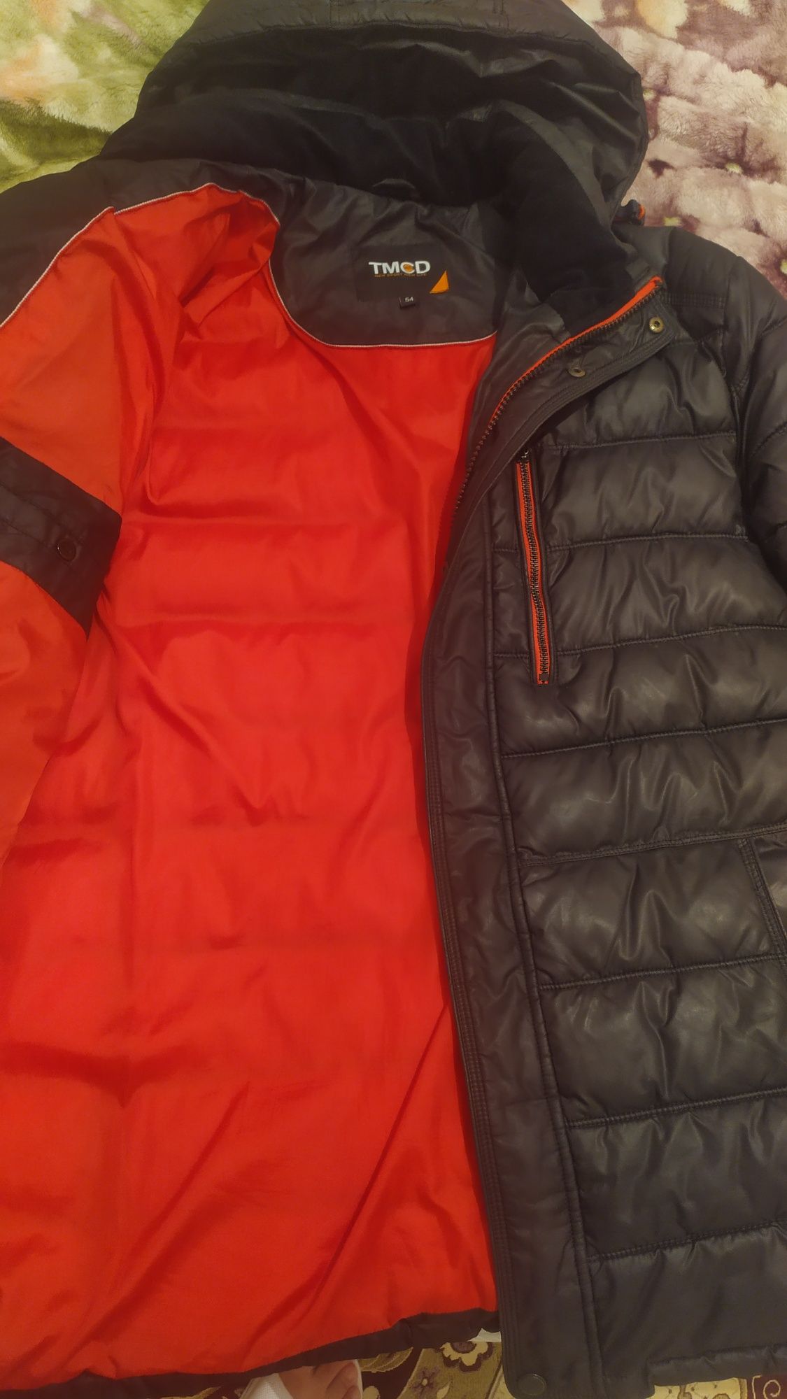 Б/у мужская зимняя куртка, размер 48-50-52