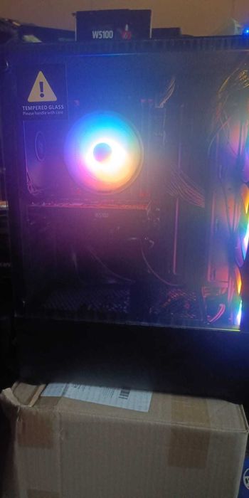 PC Gaming Intel12C/24T 64Gb  RAM AMD 4Gb 120Gb SSD 500Gb HDD NOU RGB