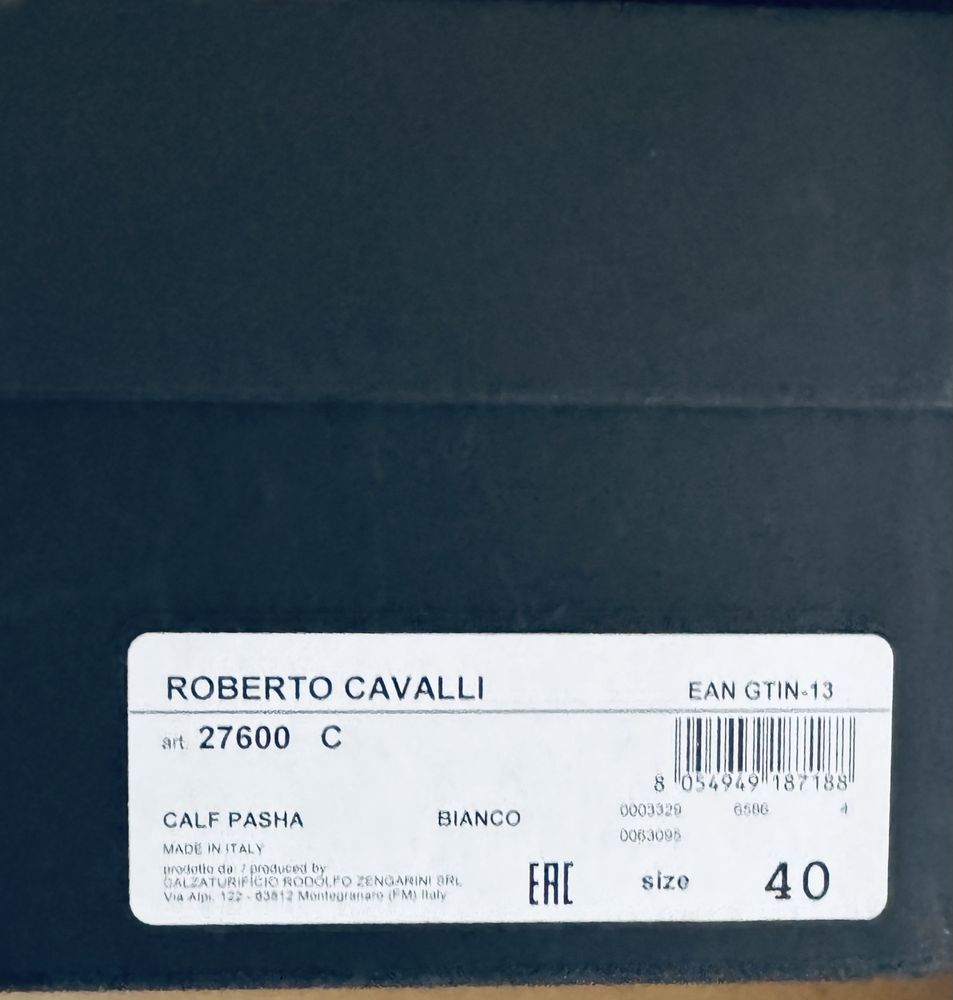 ROBERTO CAVALLI Оригинални Сникърси, купени 780лв, продават се 379лв