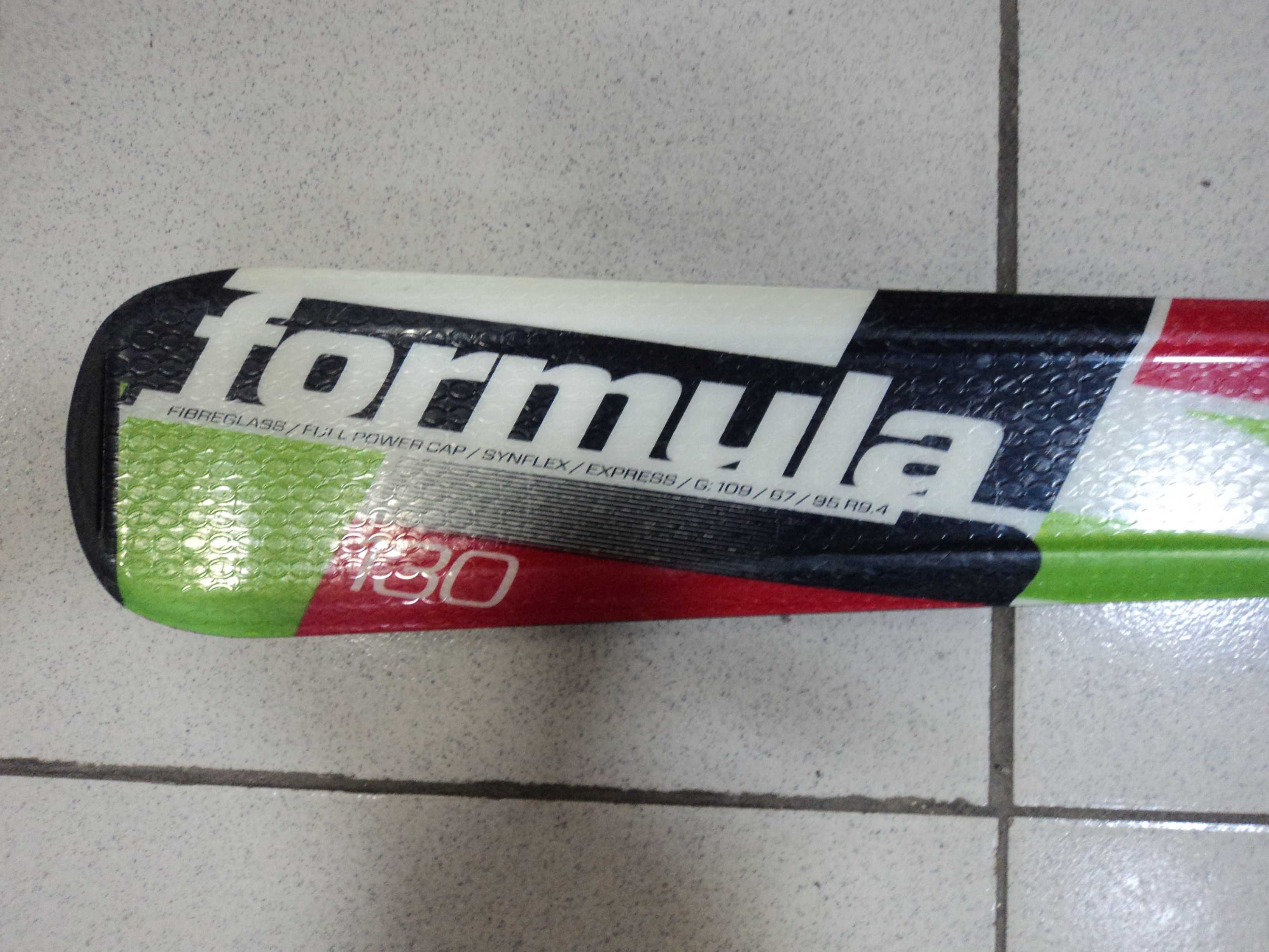 Не новые лыжи для подростков ELAN м-ль FORMUA 130 см с кр-ми ELAN EL45