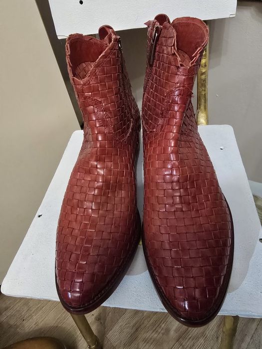 Италиански боти Pakros, естествена кожа