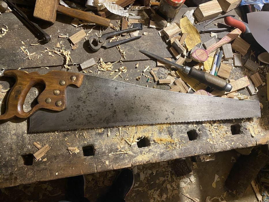 Английски трион Spear and Jackson, над 90-годишен