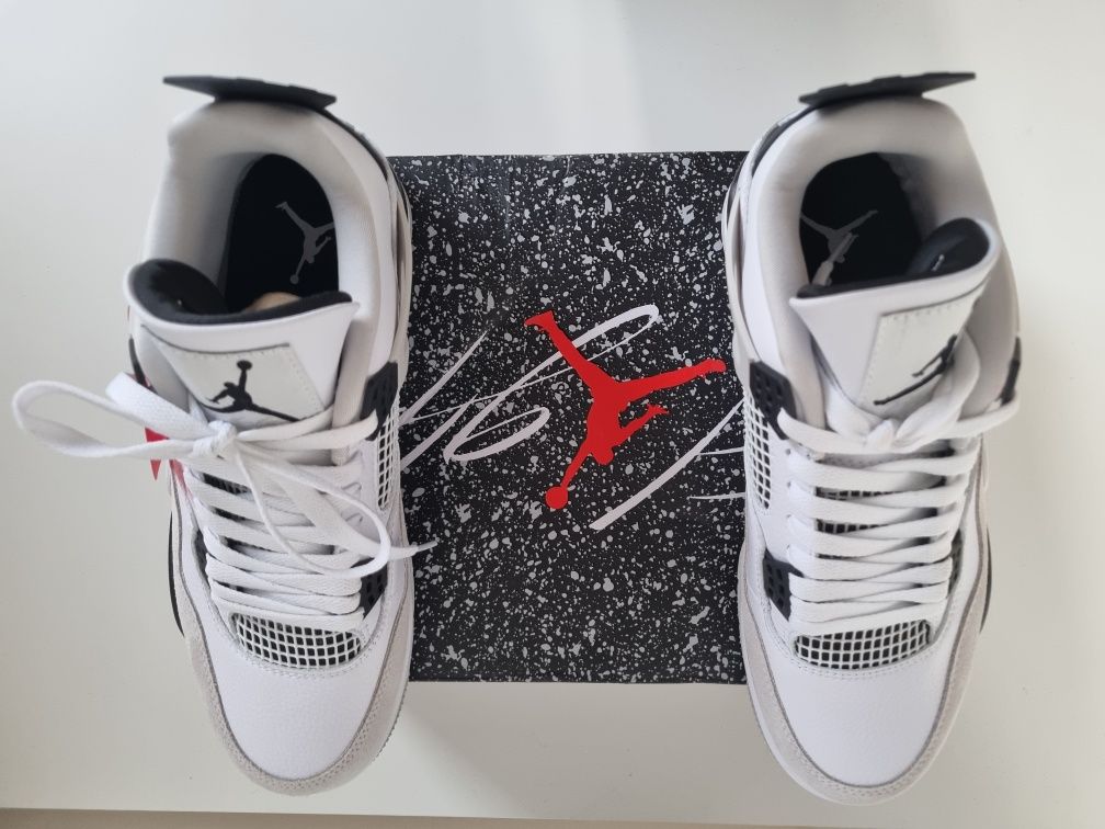 Nike Air Jordan 4 Retro ( White Cement)