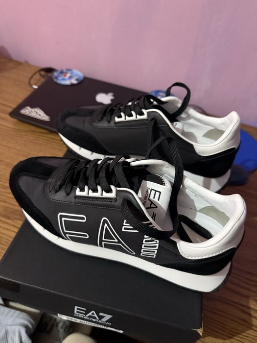 Adidasi Ea7 barbati piele naturala originali