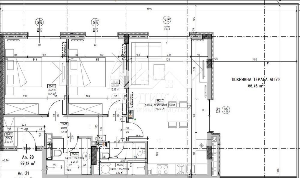 Продава се Тристаен апартамент в София, Малинова долина - 168 кв.м за 1112 €/кв.м - Снимка #3