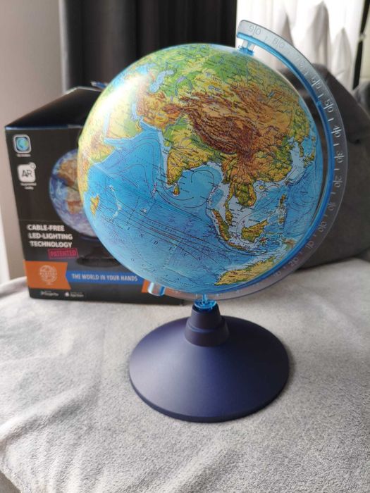 Globus AR iluminat Exerz 21 cm – cu aplicație iOS/Android, fără cablu