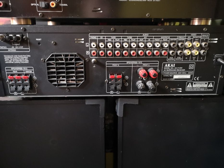 Akai AA-V1200 5-Channel Receiver/Amplificator/Tuner/Radio,Deck GX-W45