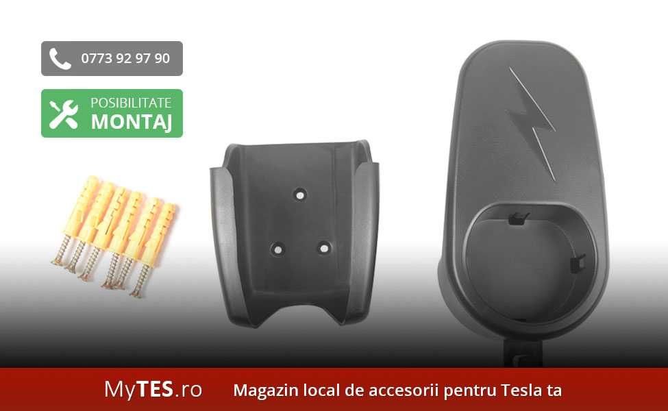 Suport perete pt mufa + cablu + statie incarcare - Tesla Model S 3 X Y