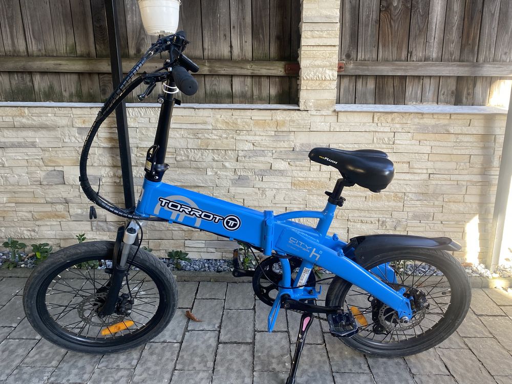 Bicicleta electrica Torrot Citysurfer albastra