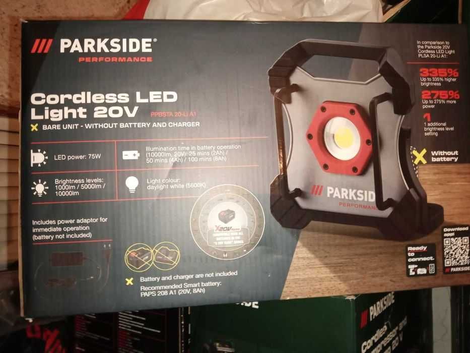 Акумулаторен LED прожектор Parkside