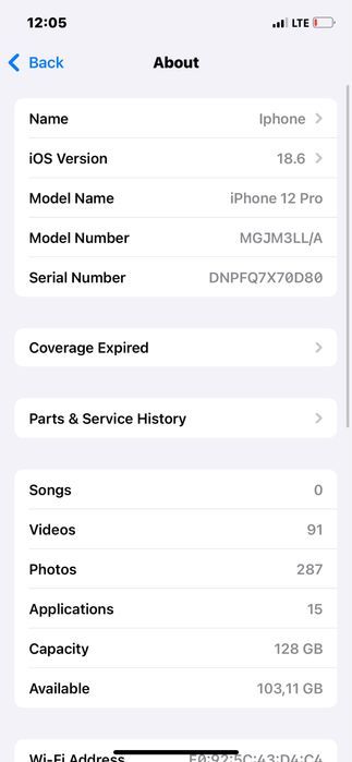 Iphone 12 pro 128