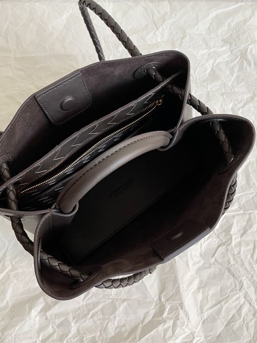 Geanta Bottega Veneta Andiamo 28cm, negru, Premium