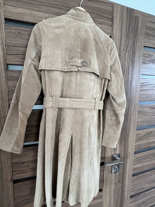 Trench din piele naturala S