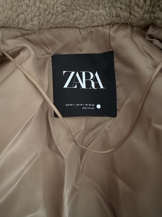 Zara teddy bomber jacket яке овърсайз