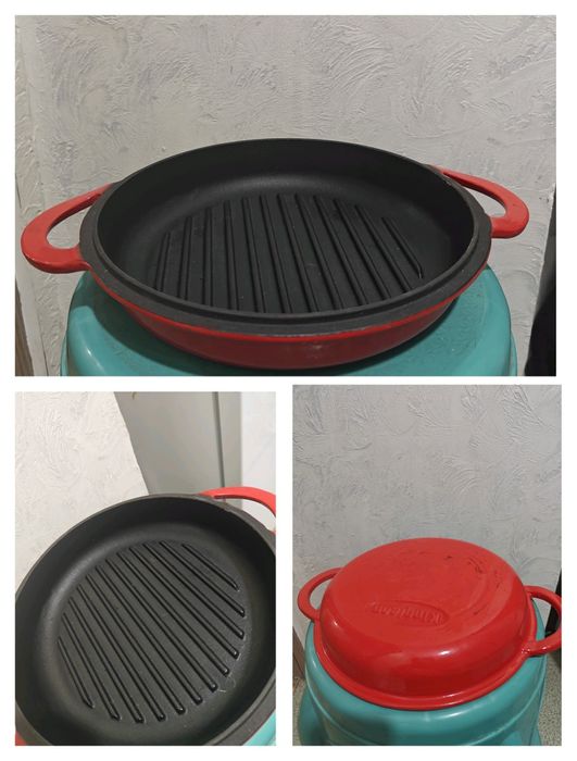 Чугунная сковорода новая