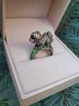 Inel Sillam cu Diamante 2.87 ct,tsavanite,safire roz