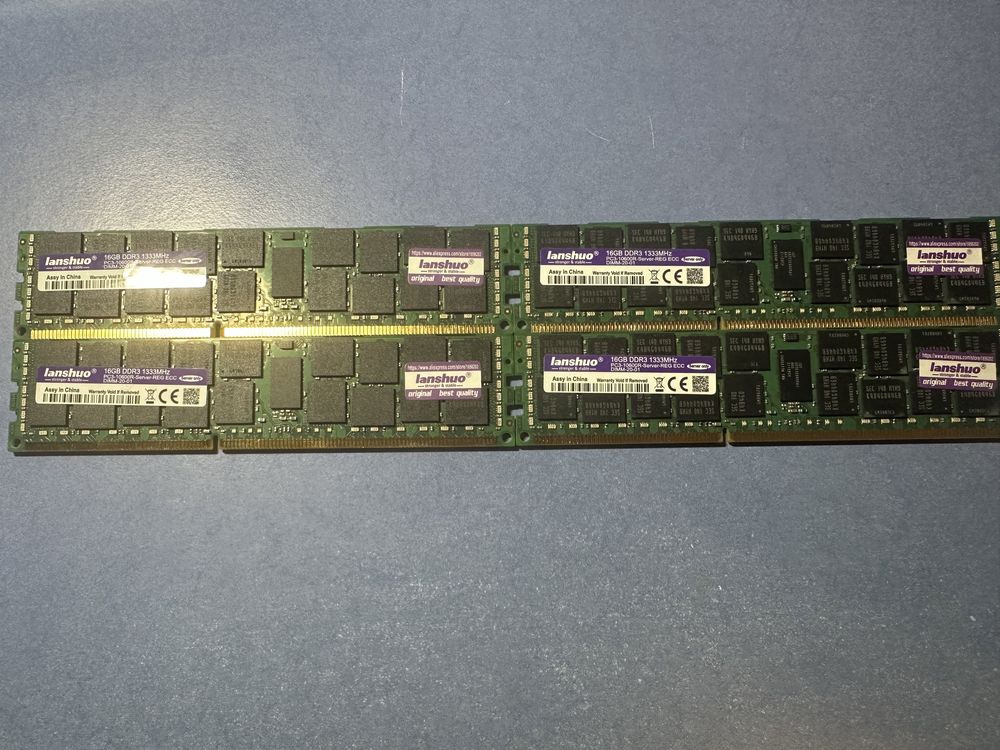 16GB DDR3 ECC 1333Mhz
