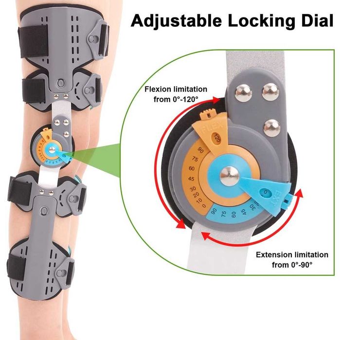 Orteză de genunchi Shuyan Jiao, stabilizatoare postoperatorie